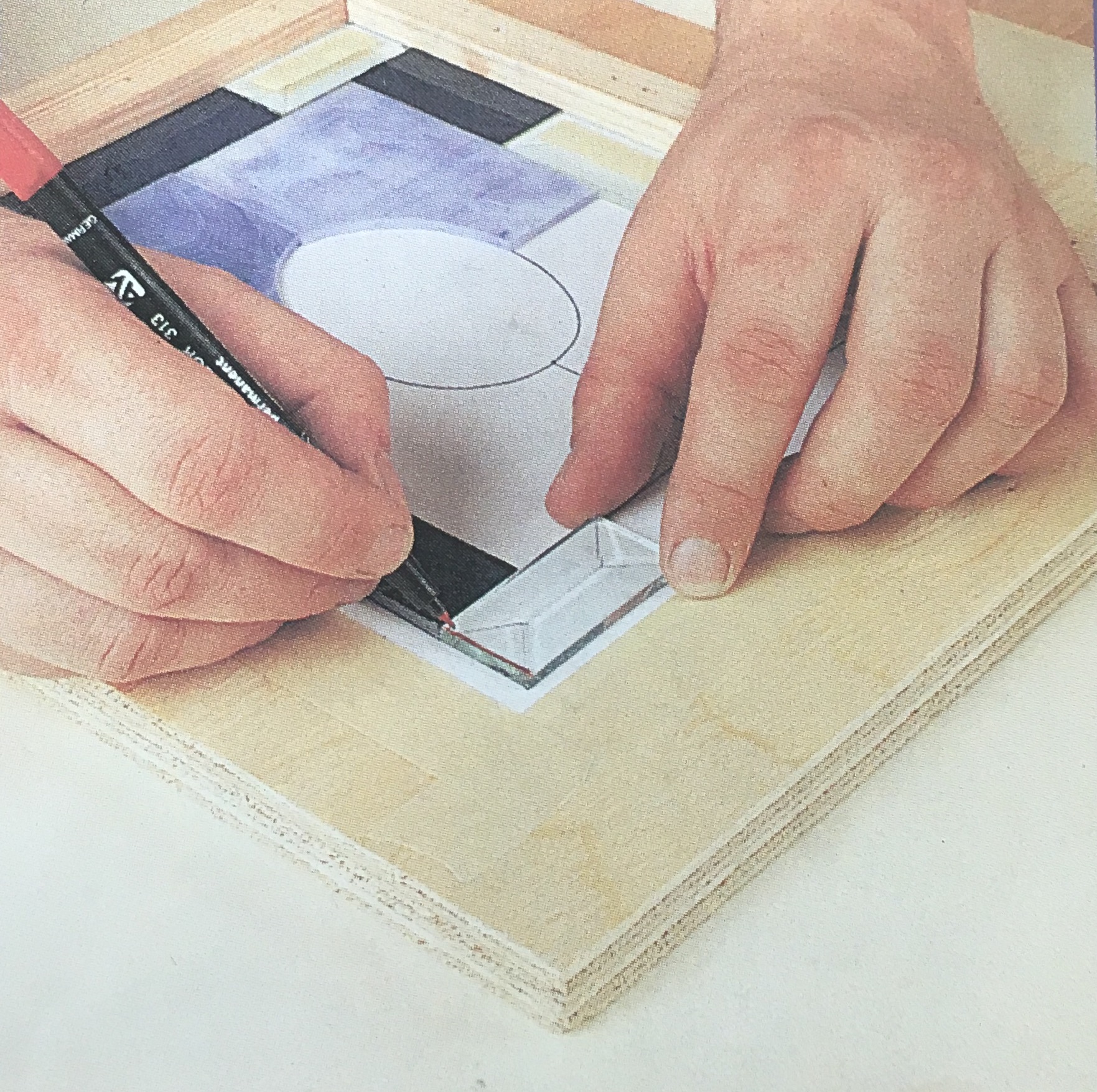 How do I make Wood Base/Support Structures for Mosaics?